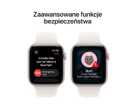 APPLE Apple Watch SE 3 GPS + Cellular 40mm Aluminiowa koperta (księżycowa poświata) + opaska sportowa (księżycowa poświata) - rozmiar S/M - 1362387 - zdjęcie 7